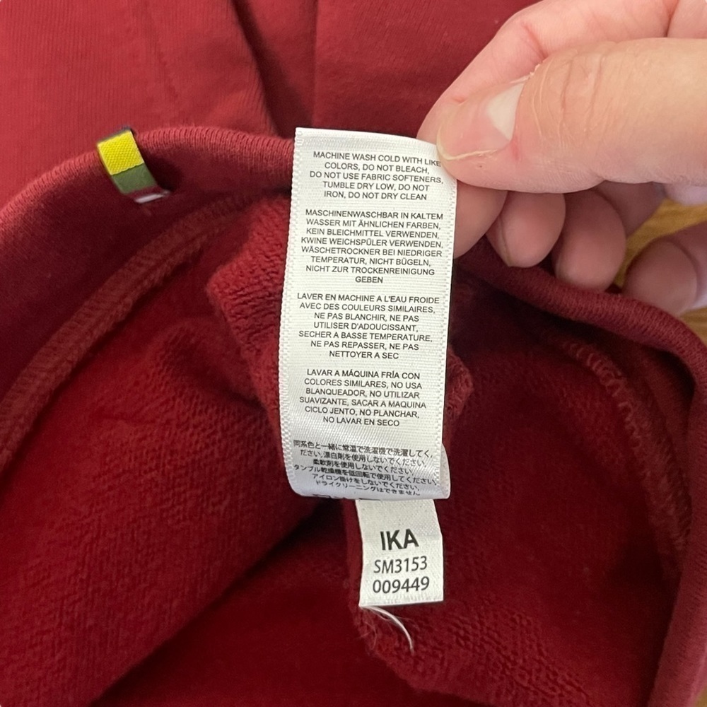 Euc Sherpa Adventure Gear Ika hoodie, red colour, size Large - Picture 10 of 10